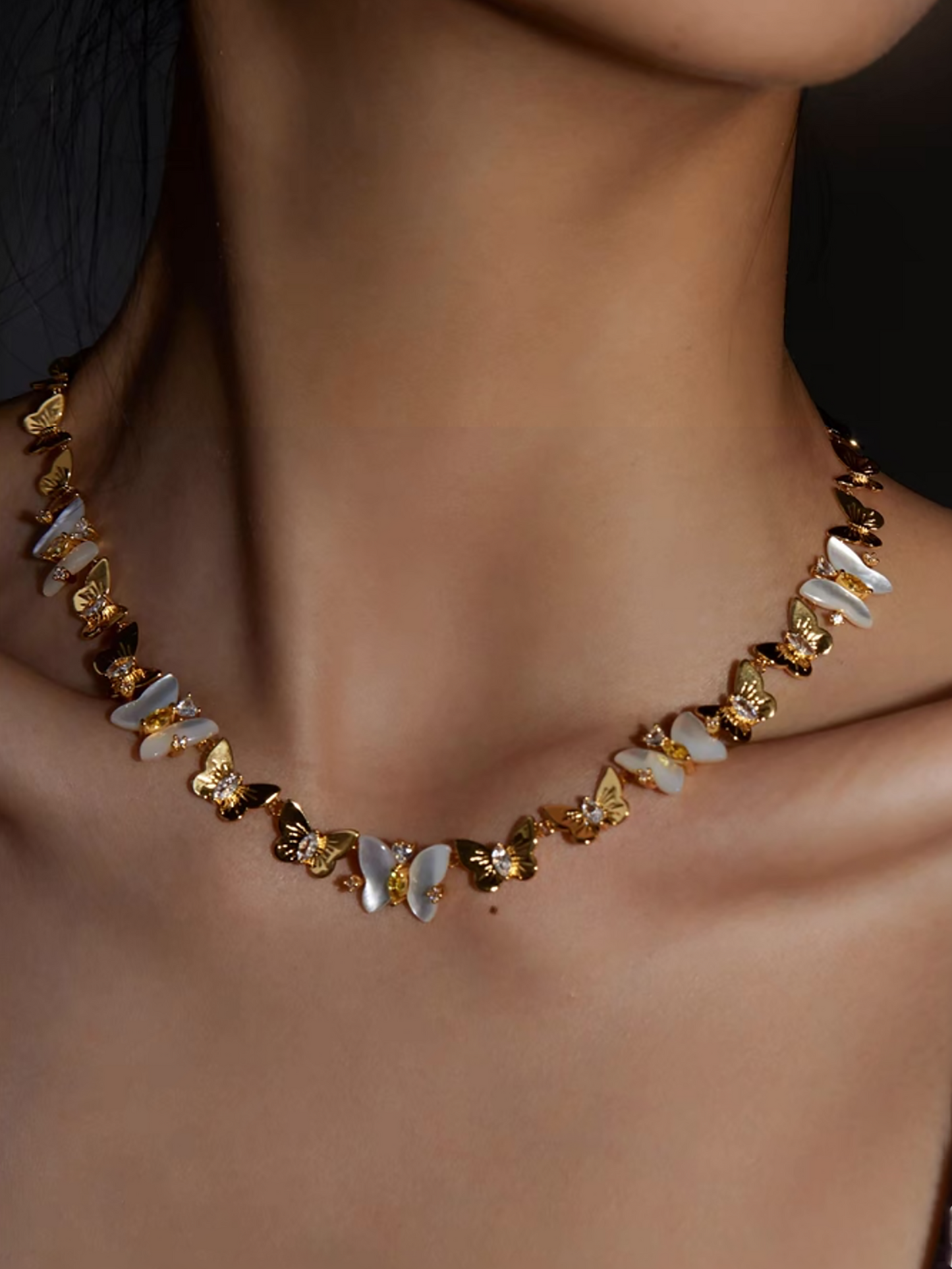 Rowena Necklace | 24k Gold Plated