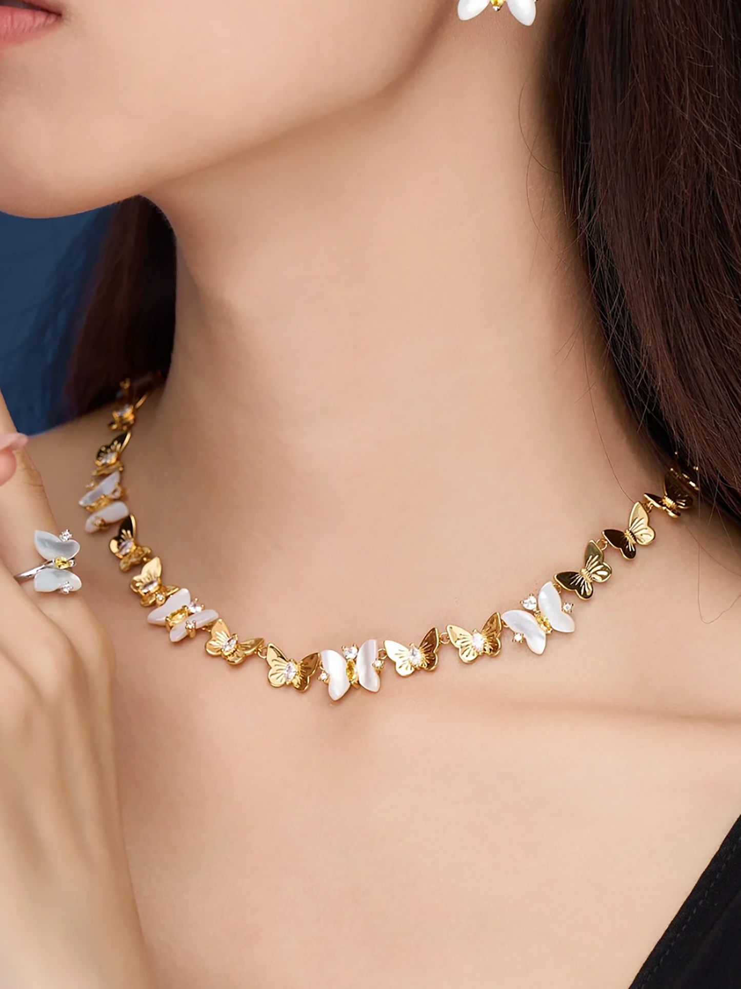 Rowena Necklace | 24k Gold Plated