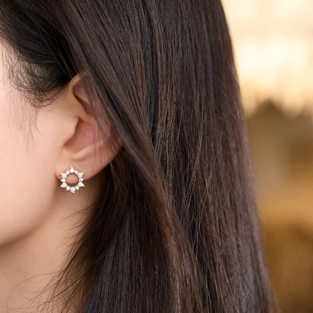 Noctua Earrings | 18k Rose Gold Plated