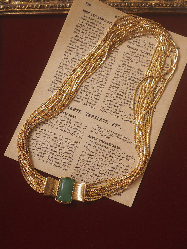 Thea Necklace Set | 24k Gold Plated