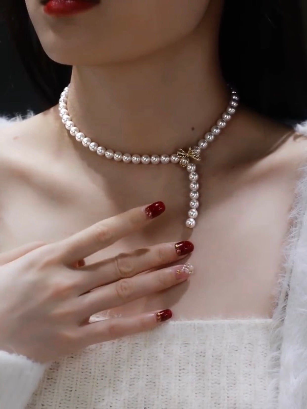 Matiyah Pearl Necklace | 24k Gold Plated