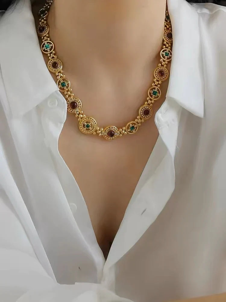 Nora Necklace | 24k Gold Plated