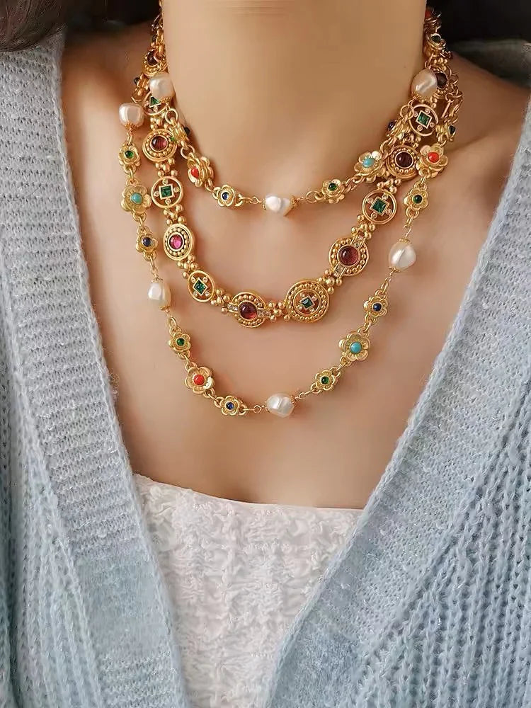 Nora Necklace | 24k Gold Plated