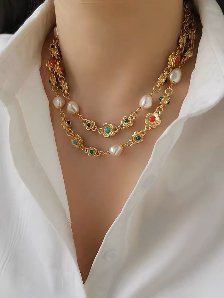 Clementine Necklace | 24k Gold Plated