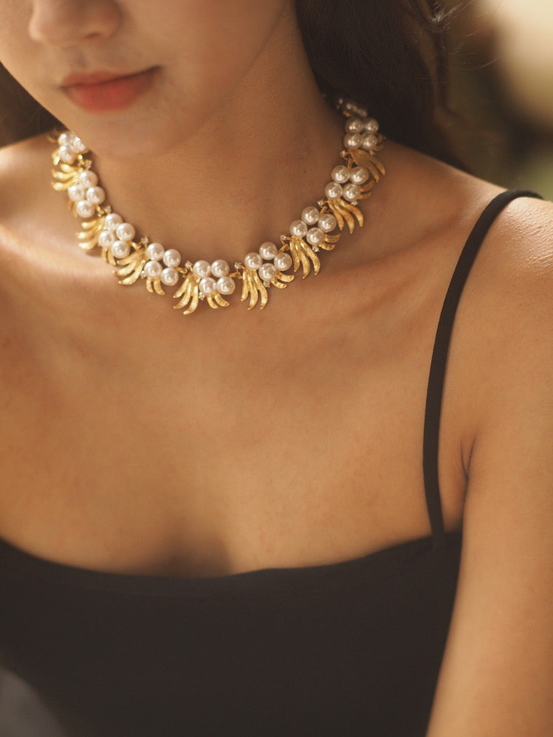 Bertha Necklace | 24k Gold Plated