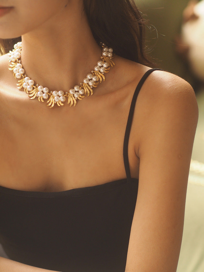 Bertha Necklace | 24k Gold Plated