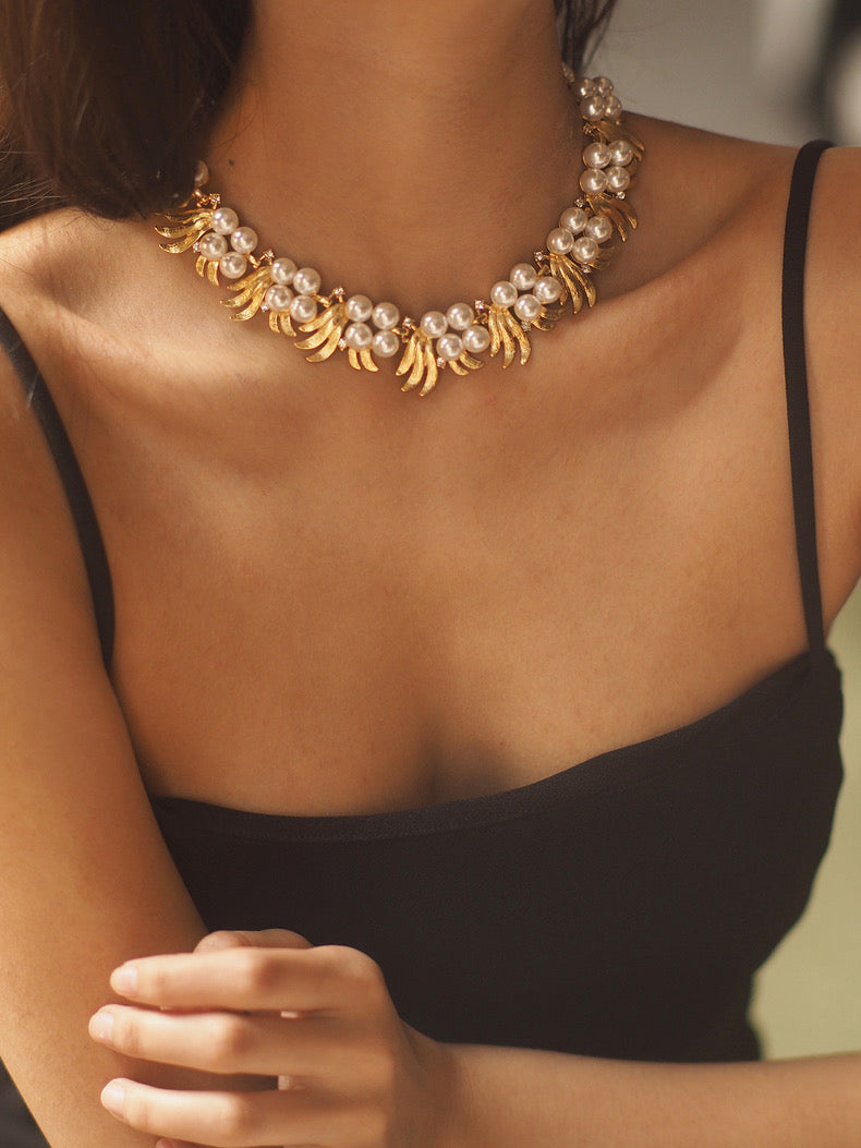 Bertha Necklace | 24k Gold Plated
