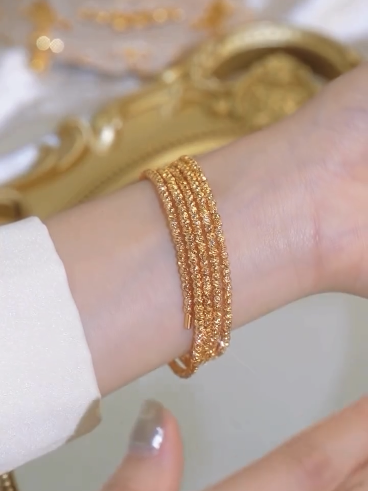 Ophelia Bracelet Set | 24k Gold Plated