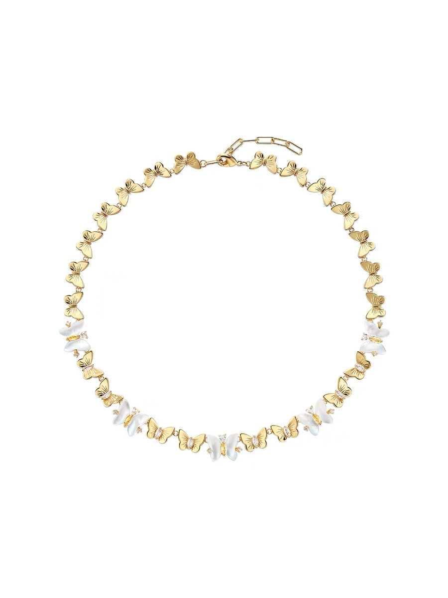 Rowena Necklace | 24k Gold Plated
