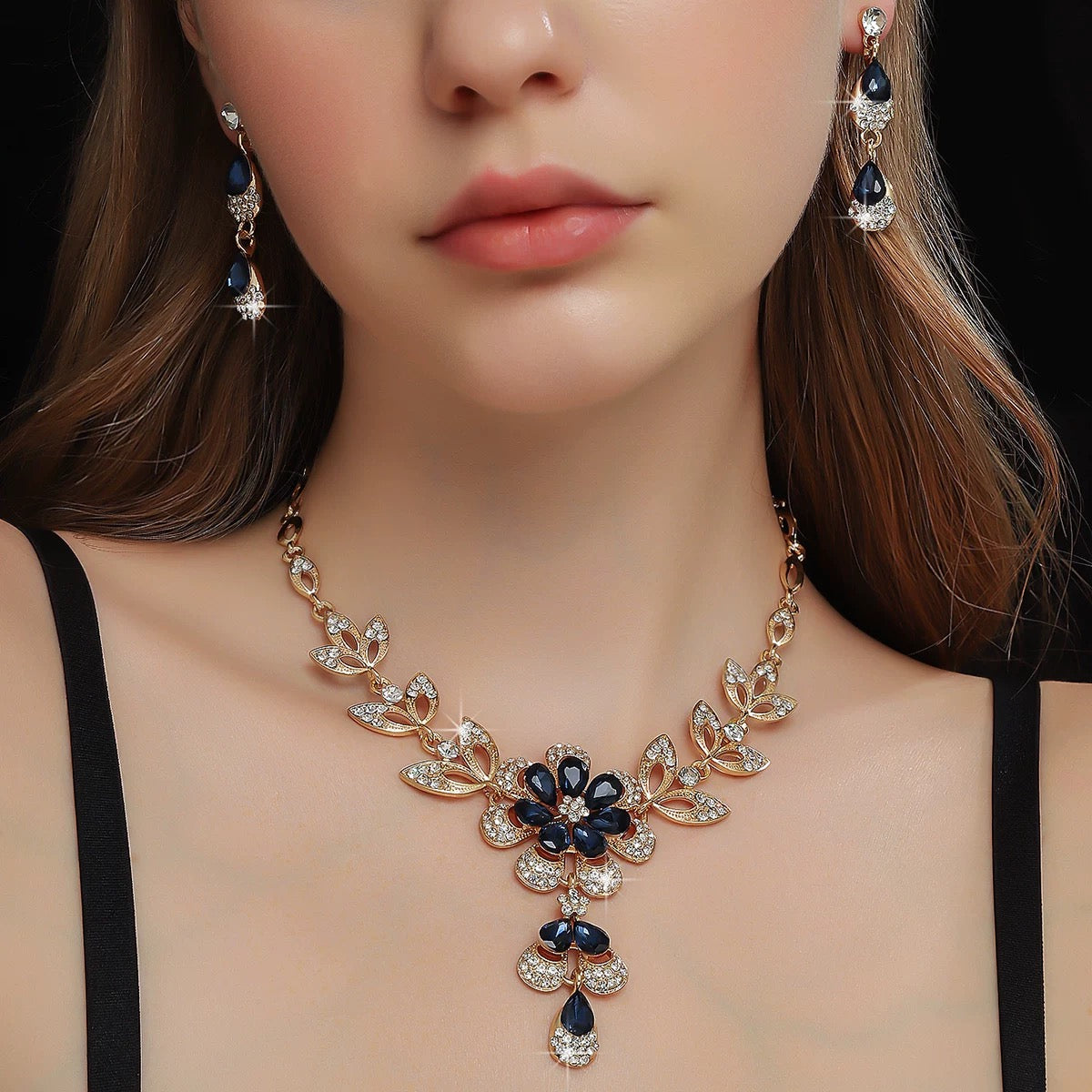 Verity Necklace Set | 24k Gold Plated