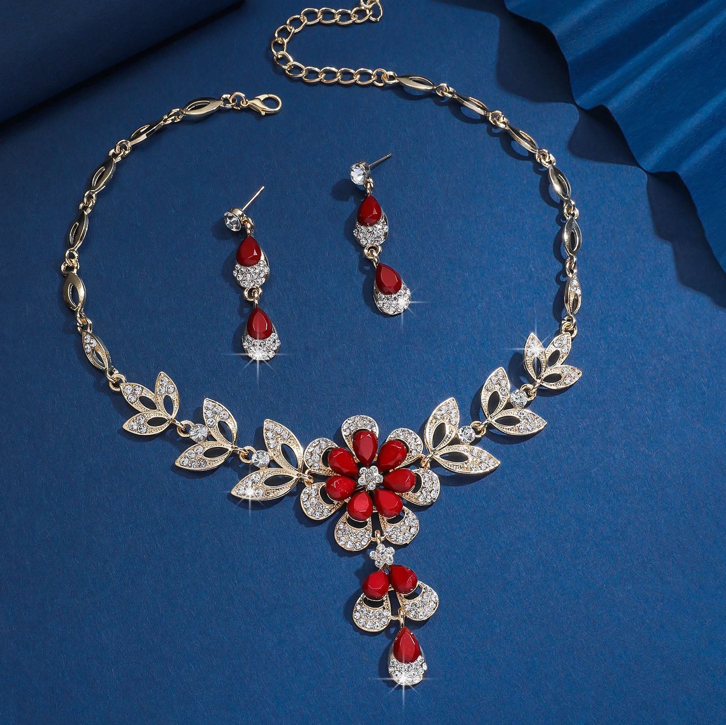 Verity Necklace Set | 24k Gold Plated