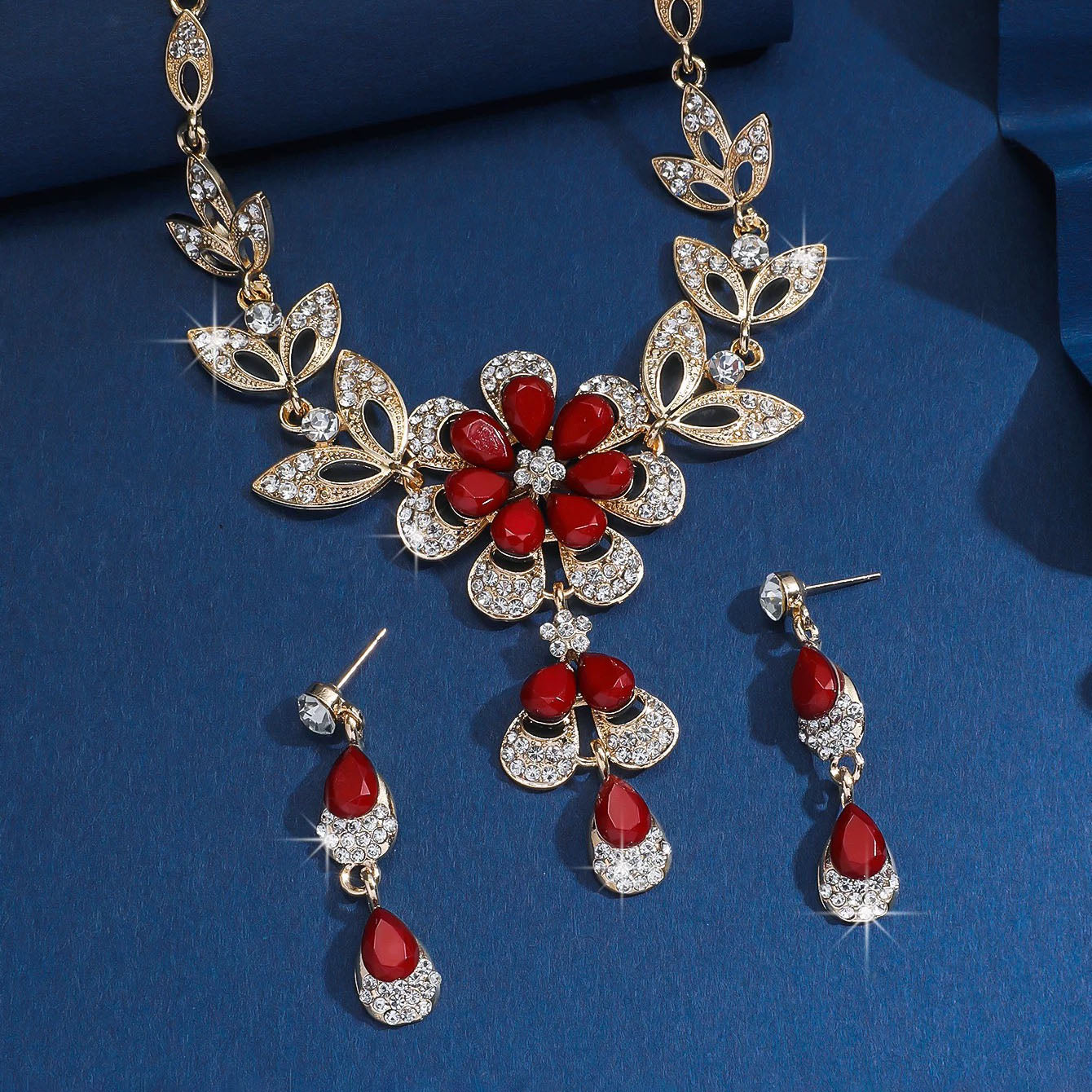 Verity Necklace Set | 24k Gold Plated
