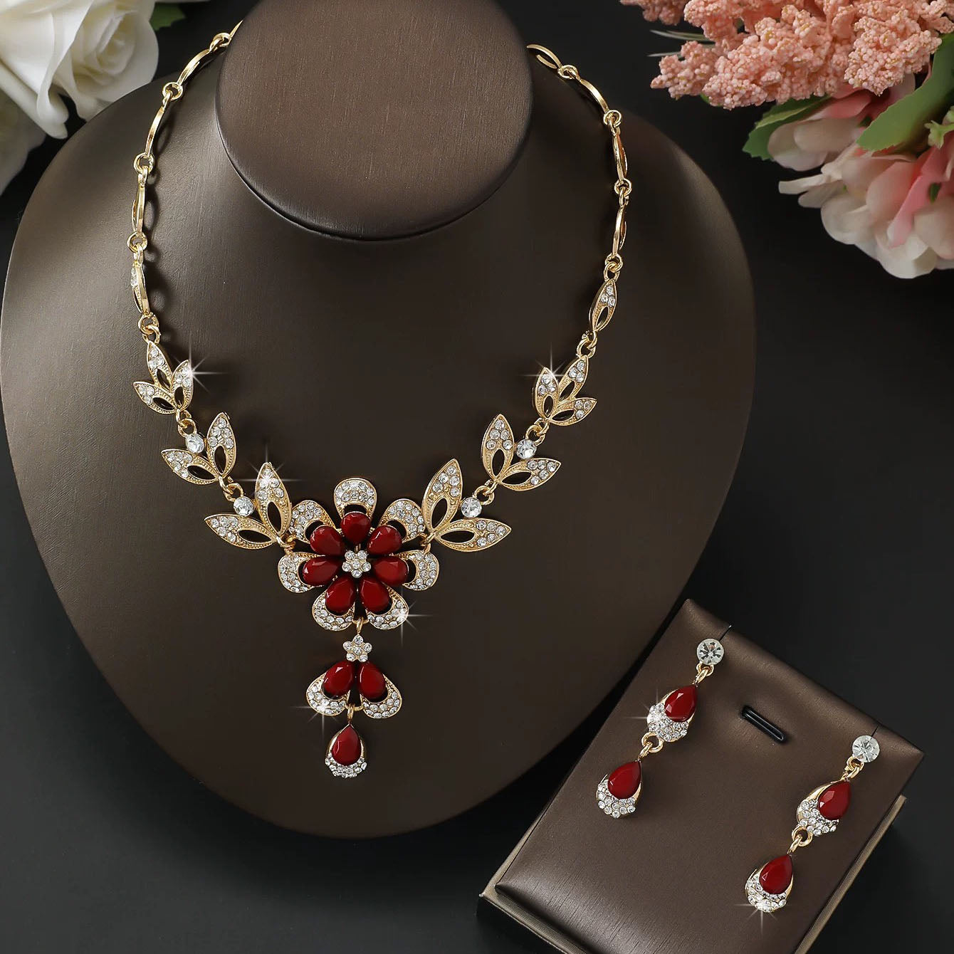 Verity Necklace Set | 24k Gold Plated