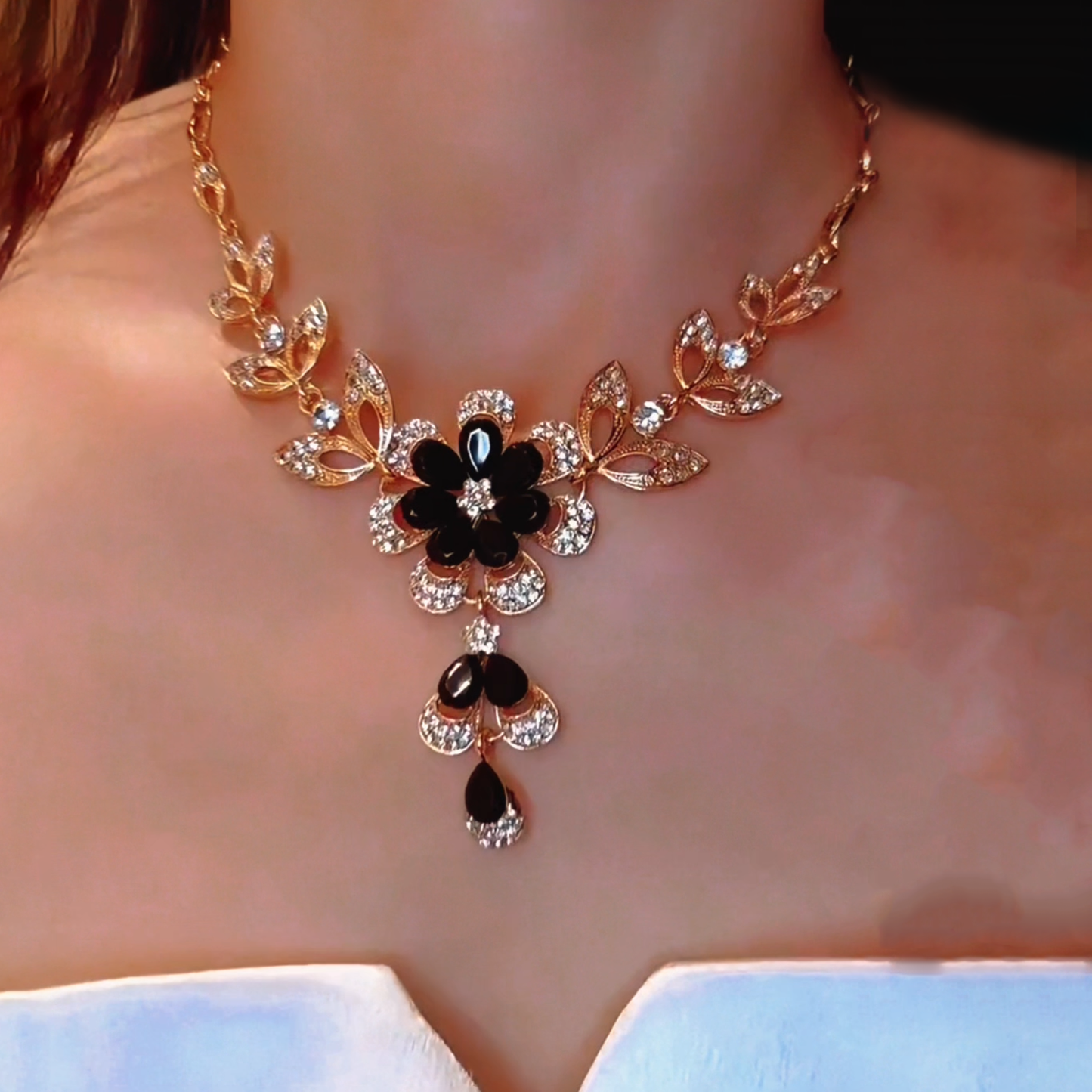 Verity Necklace Set | 24k Gold Plated