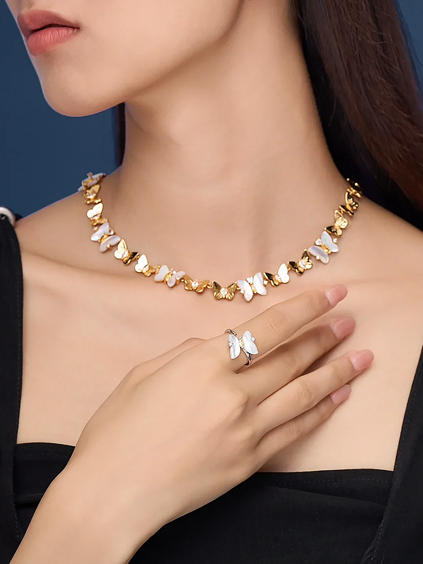 Rowena Necklace | 24k Gold Plated