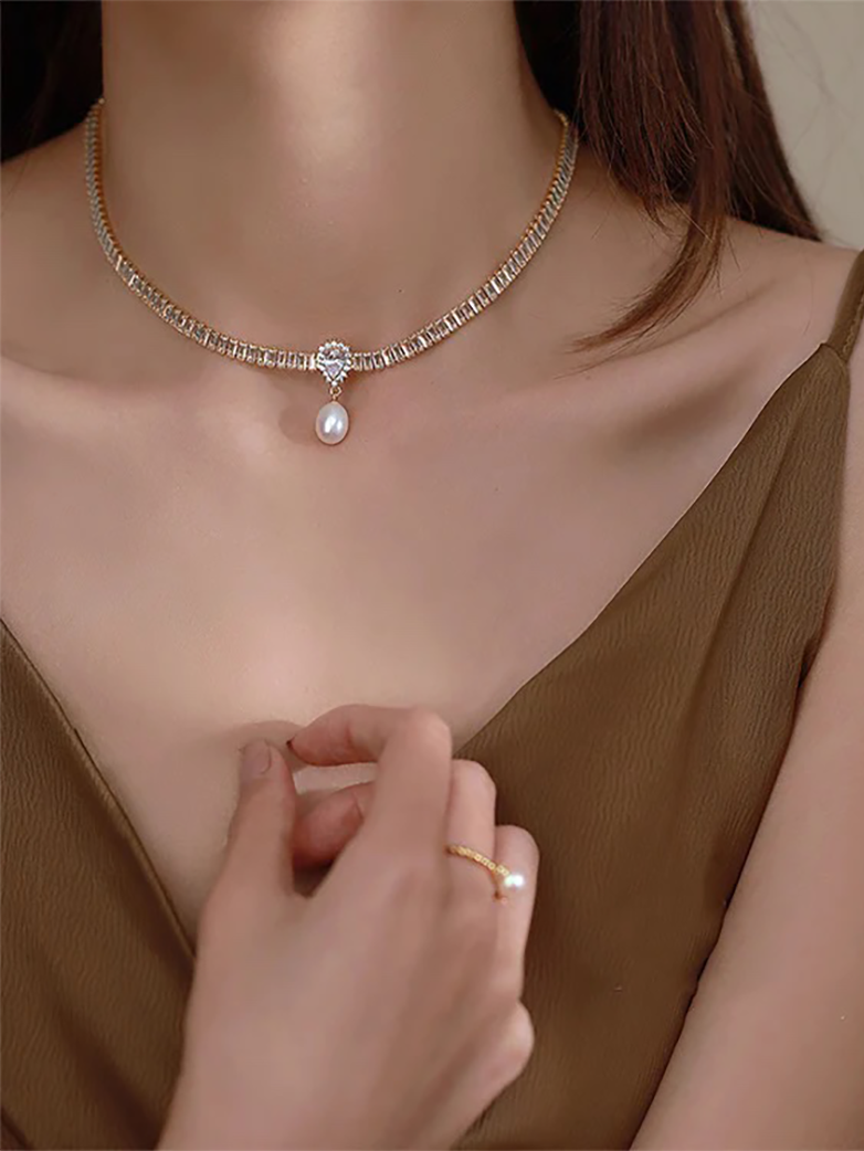 Chenoa Pearl Necklace | 24k Gold Plated
