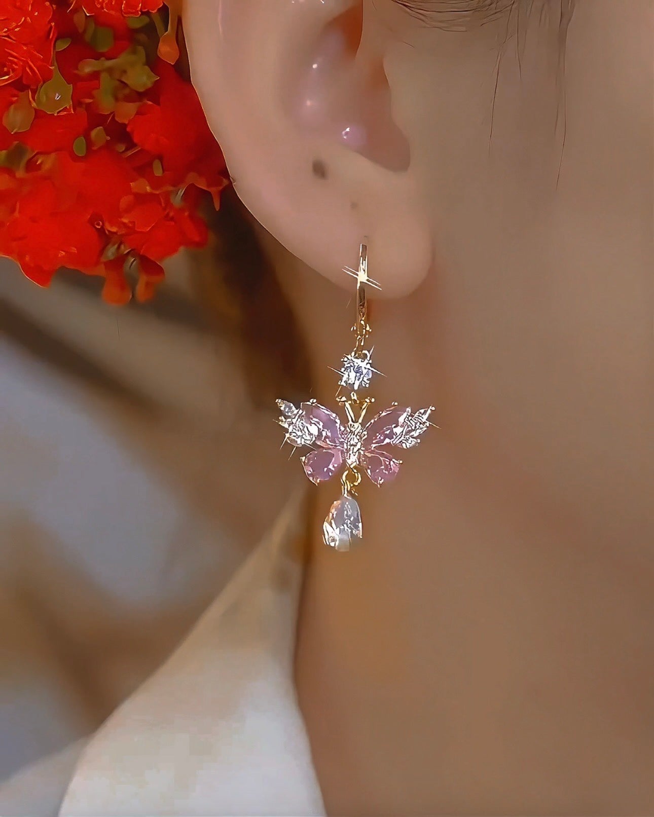 Saffron Earrings