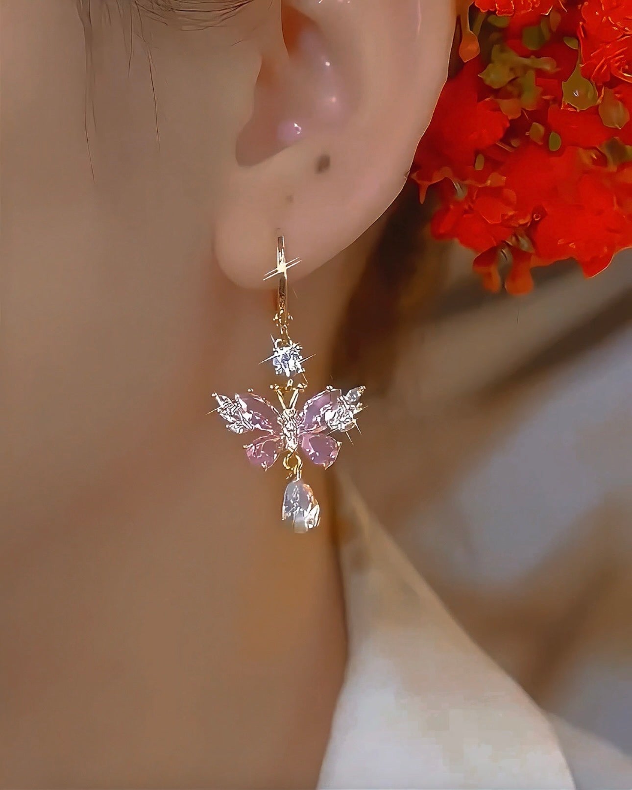 Saffron Earrings