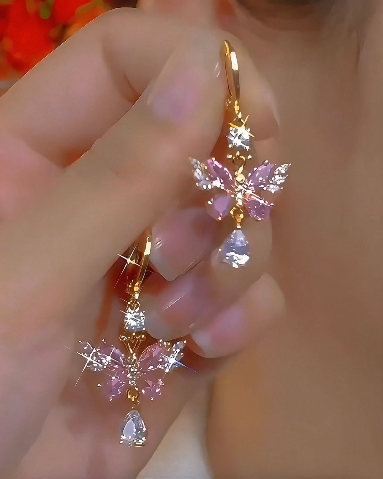 Saffron Earrings