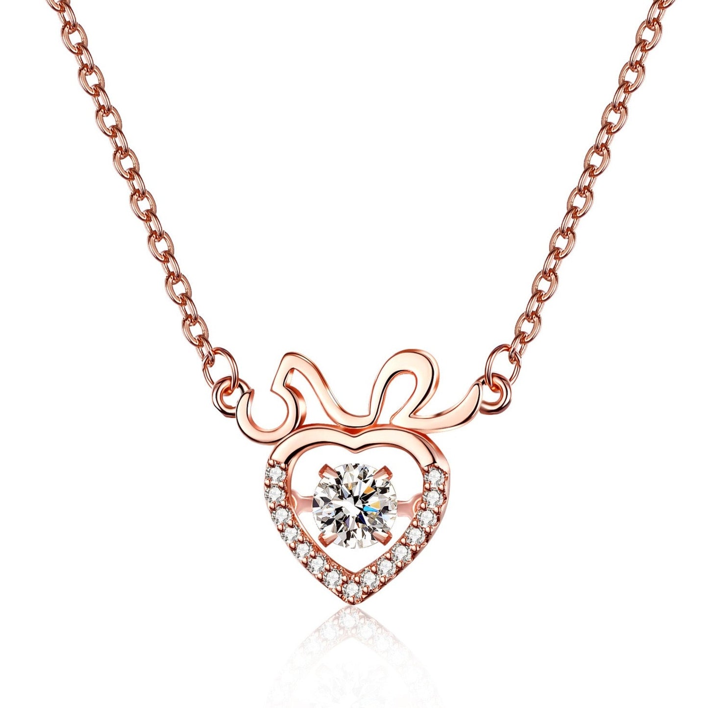 Mackinley Necklace | 18k Rose Gold Plated
