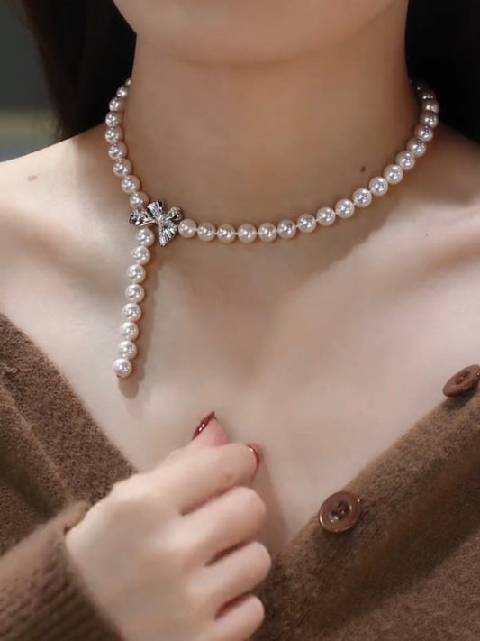 Matiyah Pearl Necklace | 24k Gold Plated