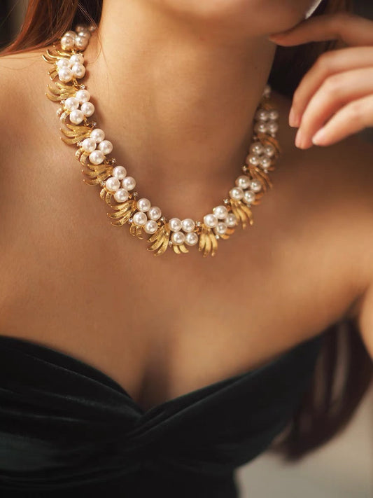 Bertha Necklace | 24k Gold Plated
