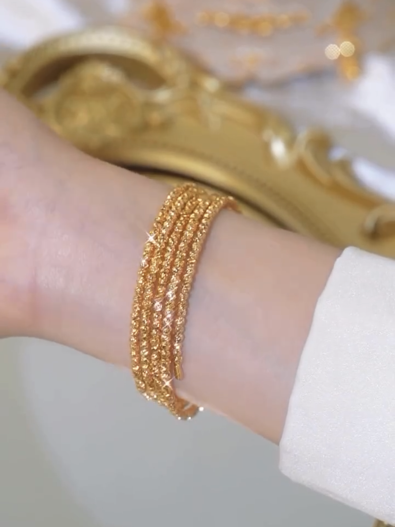 Ophelia Bracelet Set | 24k Gold Plated