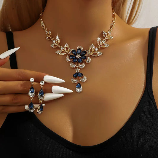 Verity Necklace Set | 24k Gold Plated