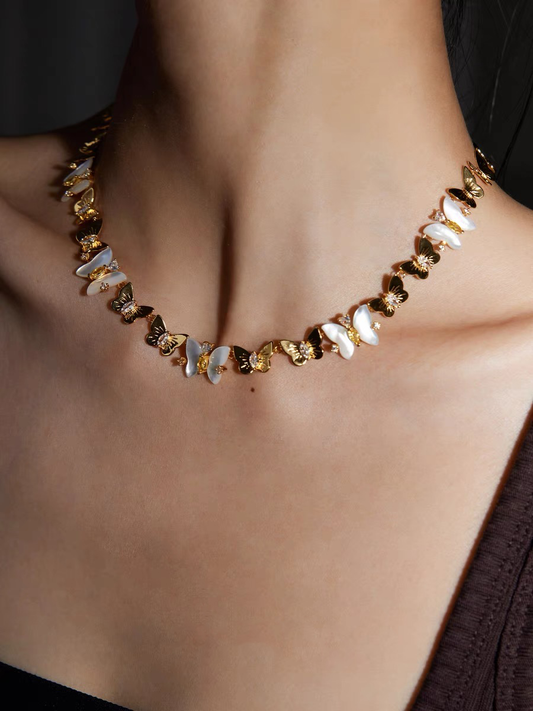 Rowena Necklace | 24k Gold Plated